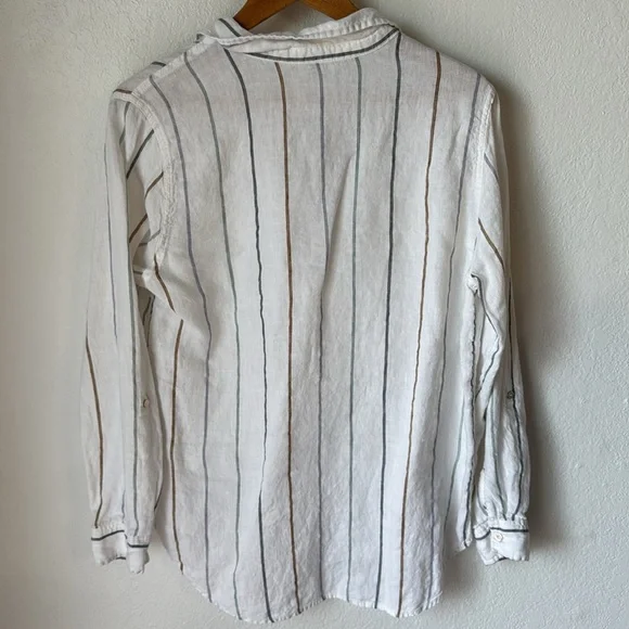 Artisan NY 100% Linen Top - Picture 4 of 5